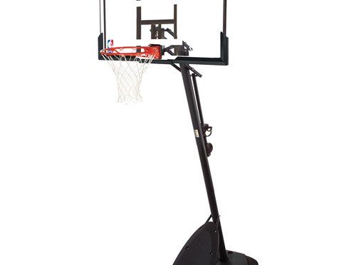 Spalding- 54" Polycarbonate Backboard NBA Portable Basketball System/Hoop
